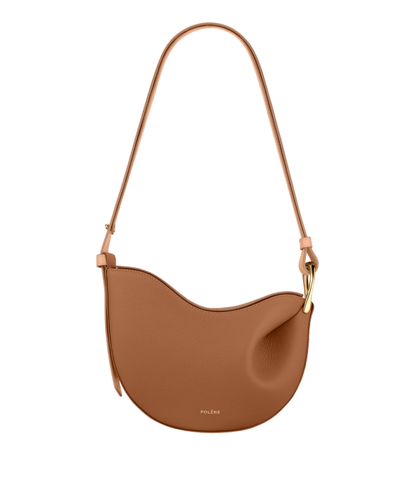 Tonca Duo — Cuir Grainé Camel — vue de face, cuir grainé