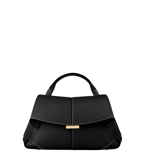Mokki Mini — Cuir Grainé Noir