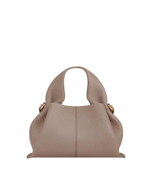 Numéro Neuf Mini — Cuir Grainé Taupe