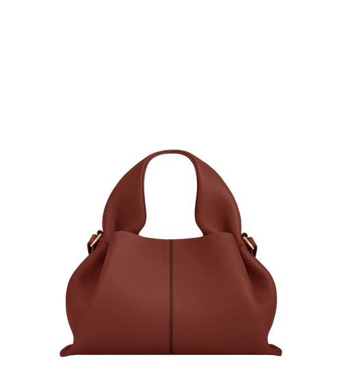 Numéro Neuf Mini — Cuir Grainé Argile Rouge