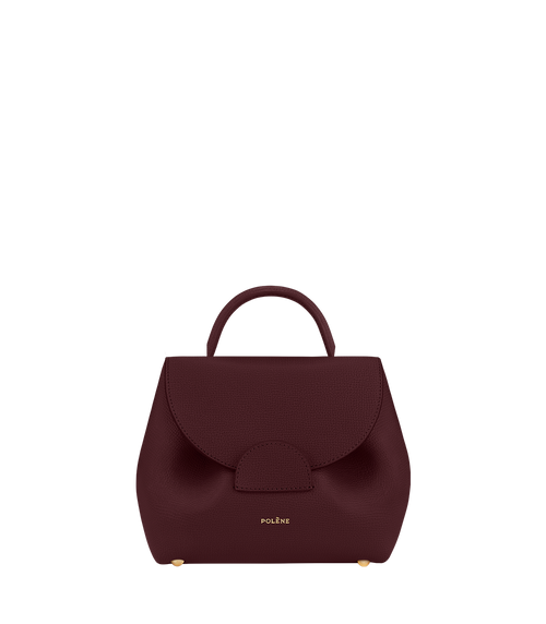 Numéro Un Nano — Cuir Grainé Bordeaux