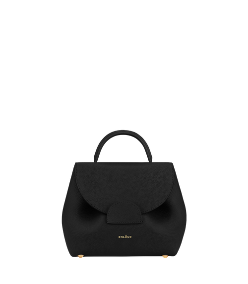 Numéro Un Nano — Cuir Grainé Noir