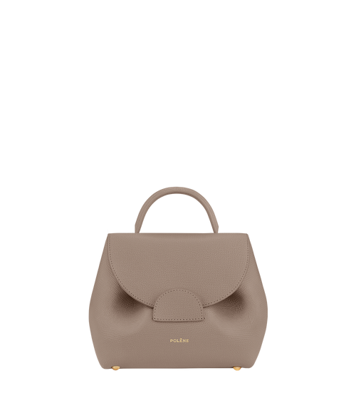 Numéro Un Nano — Cuir Grainé Taupe